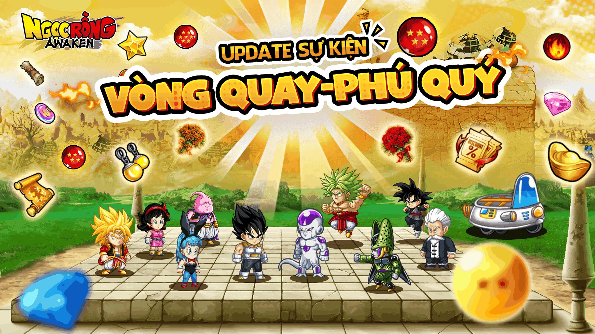 🎉 TỔNG HỢP SỰ KIỆN THÁNG 1 BÙNG NỔ | VÒNG QUAY ĐẶC BIỆT & NGỌC RỒNG PHÚ QUÝ 🎉