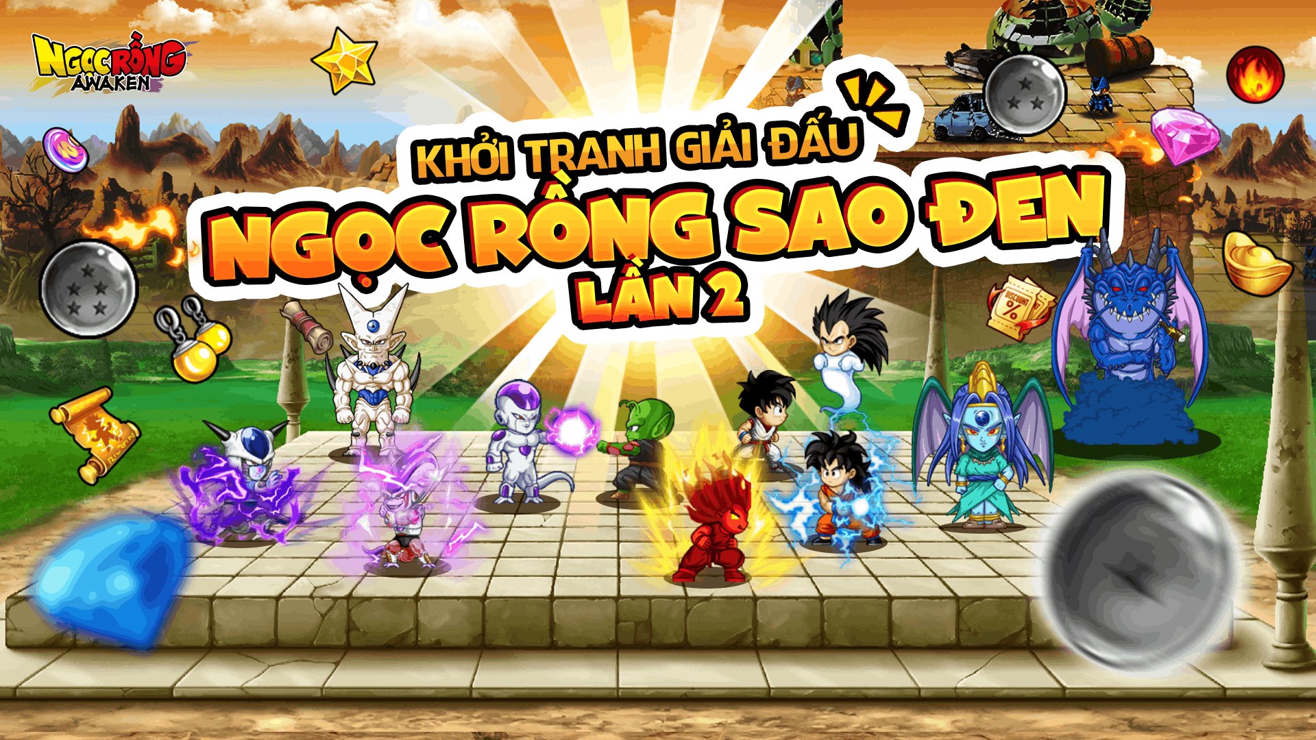 🎮 GIẢI ĐẤU NGỌC RỒNG SAO ĐEN LẦN 2 - ĐUA TOP BANG HỘI | NGỌC RỒNG AWAKEN 🎮