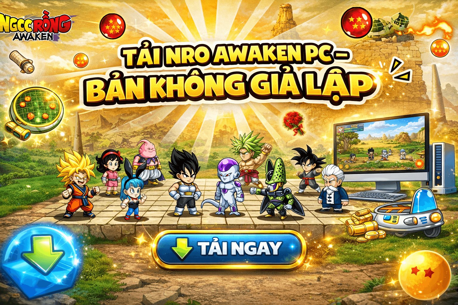 TẢI NRO AWAKEN PC - BẢN KHÔNG GIẢ LẬP