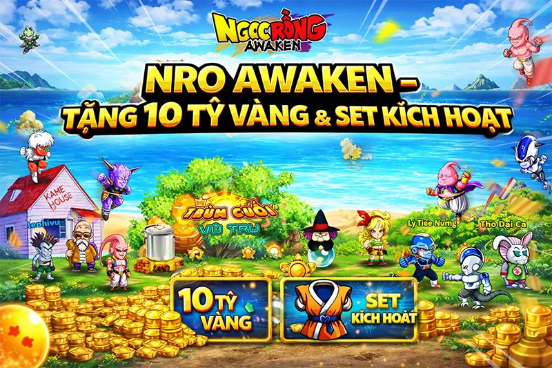 Server NRO tặng vàng