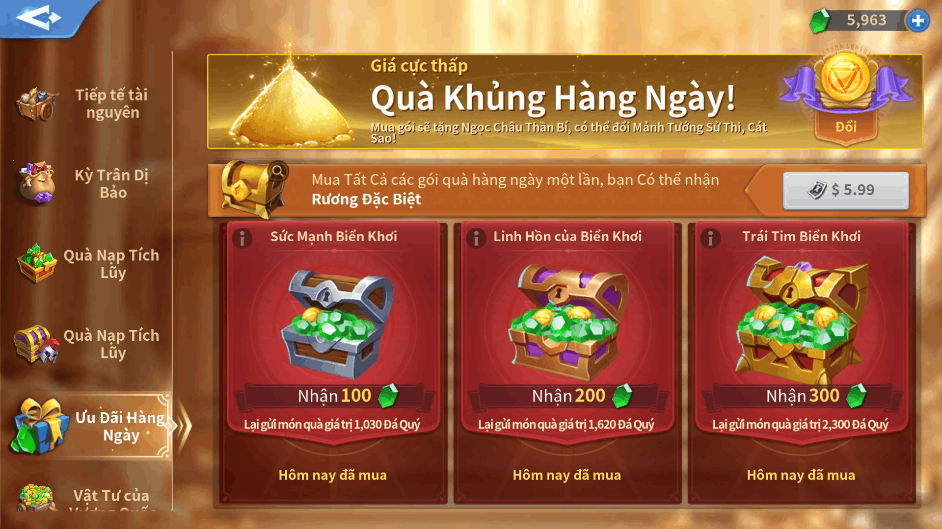 Hướng Dẫn Tân Thủ: Gói Ưu Đãi & Quà Tặng Miễn Phí