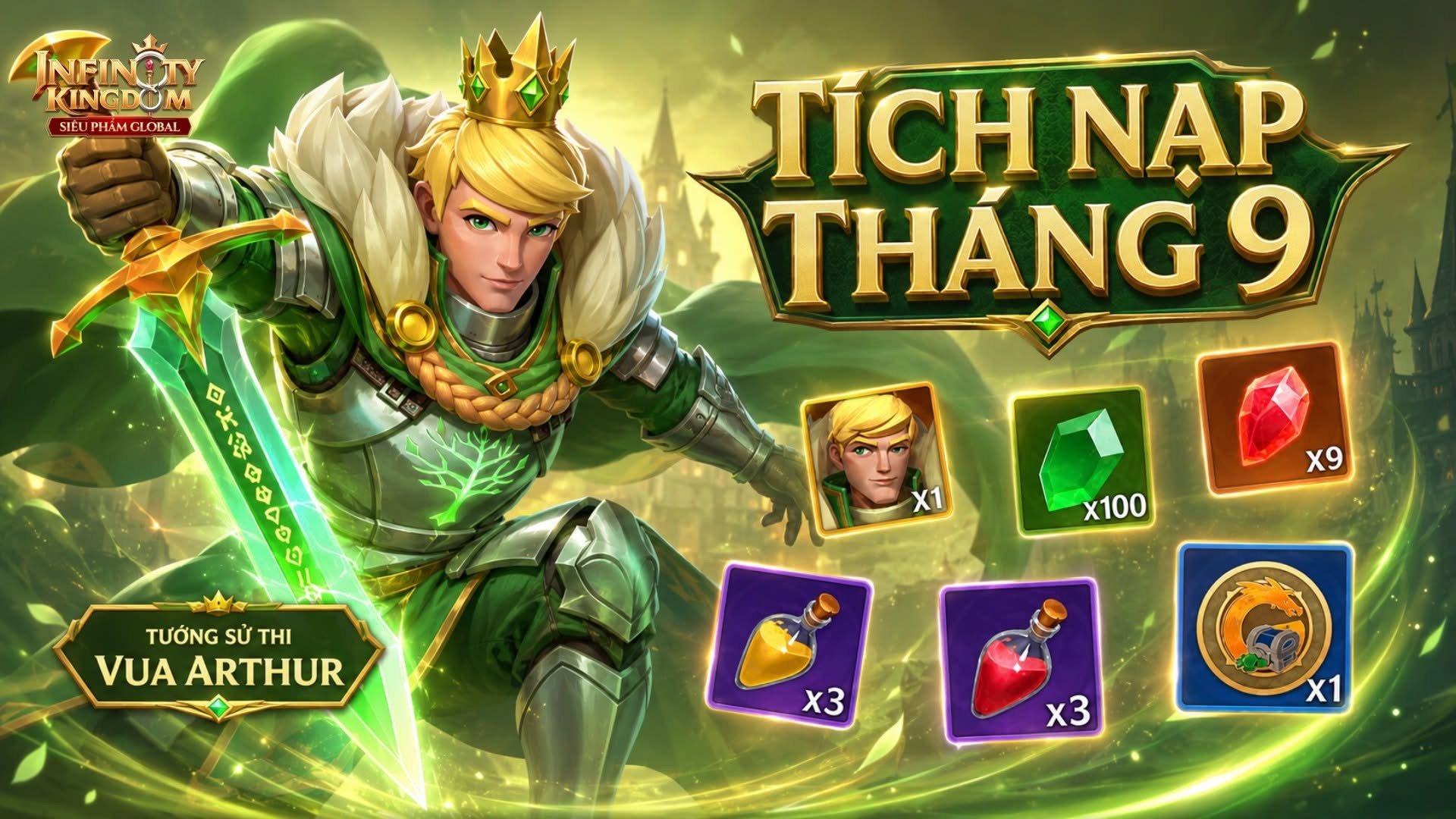 Ưu Đãi Tích Nạp Tháng 9