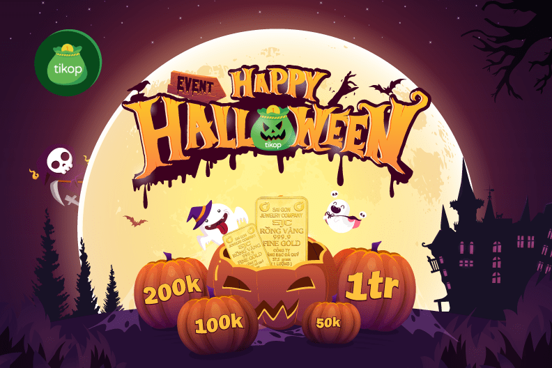 Tikop-EVENT HAPPY HALLOWEEN CÙNG TIKOP